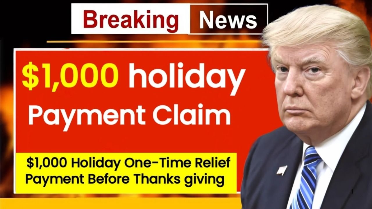 $1,000 Holiday Payment 2025: How to Claim Your One-Time Relief Before Thanksgiving