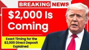 $2,000 Direct Deposit 2025: Exact Timing, Eligibility & How to Prepare